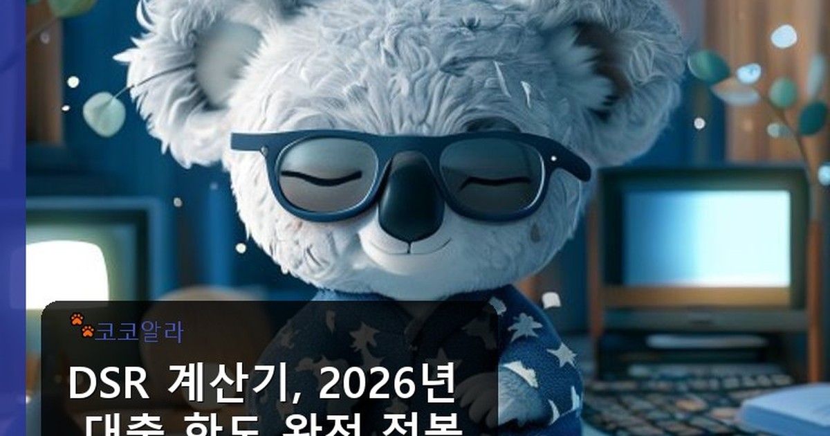 DSR 계산기 - insure.aaa12a.co.kr 캐릭터