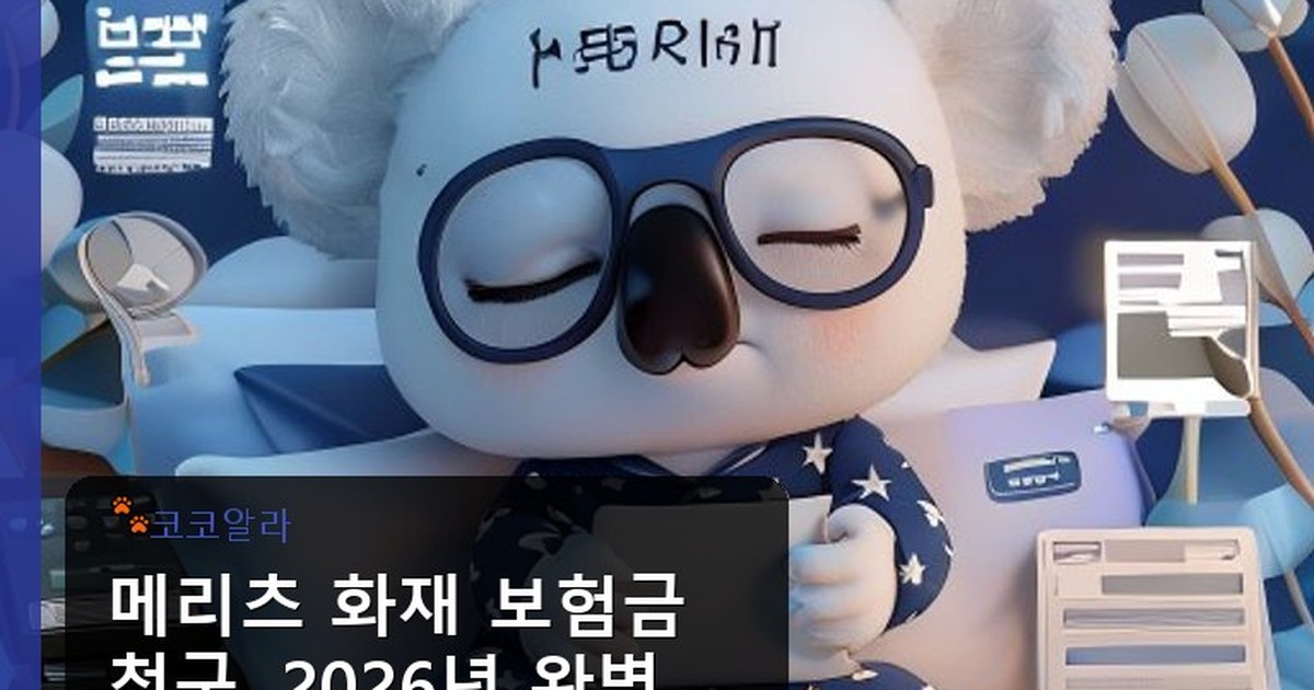 메리츠 화재 보험금 청구 - insure.aaa12a.co.kr 캐릭터
