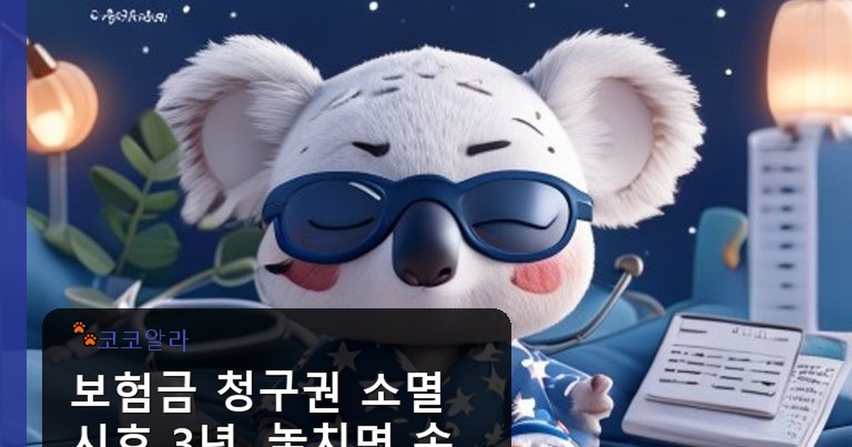 보험금 청구권 소멸시효 3년 - insure.aaa12a.co.kr 캐릭터